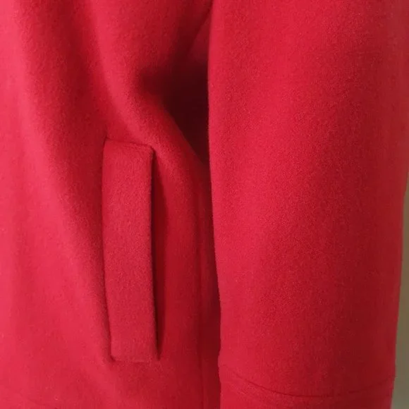 NWOT jacket coat wool + cashmere Sze 16 red Ignazia Australia Made NEW winter - Picture 5 of 9
